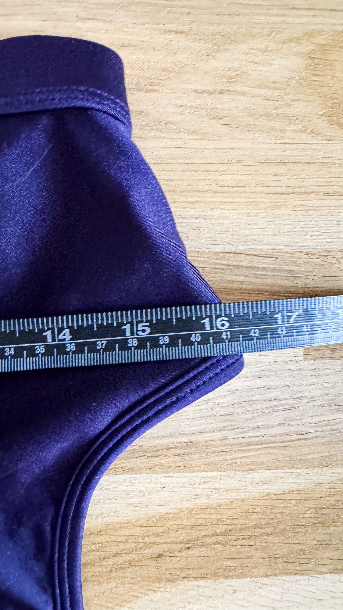 Brassière sport violette détail cuir M - Fabletics