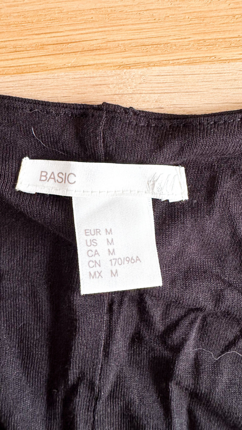 Robe trapèze basique noire M - H&M Basic