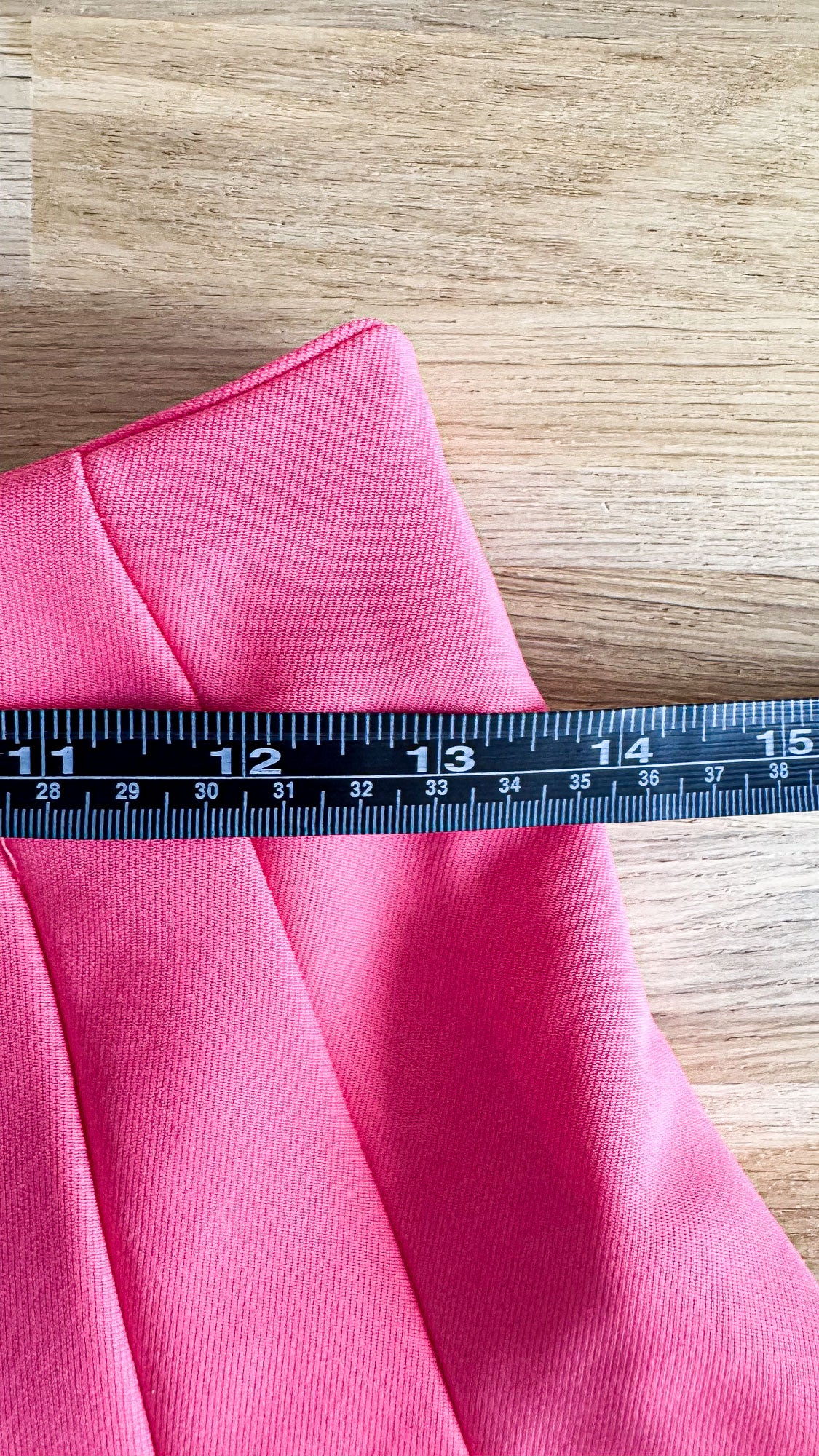 Jupe plissée rose fuchsia taille haute 34 - H&M