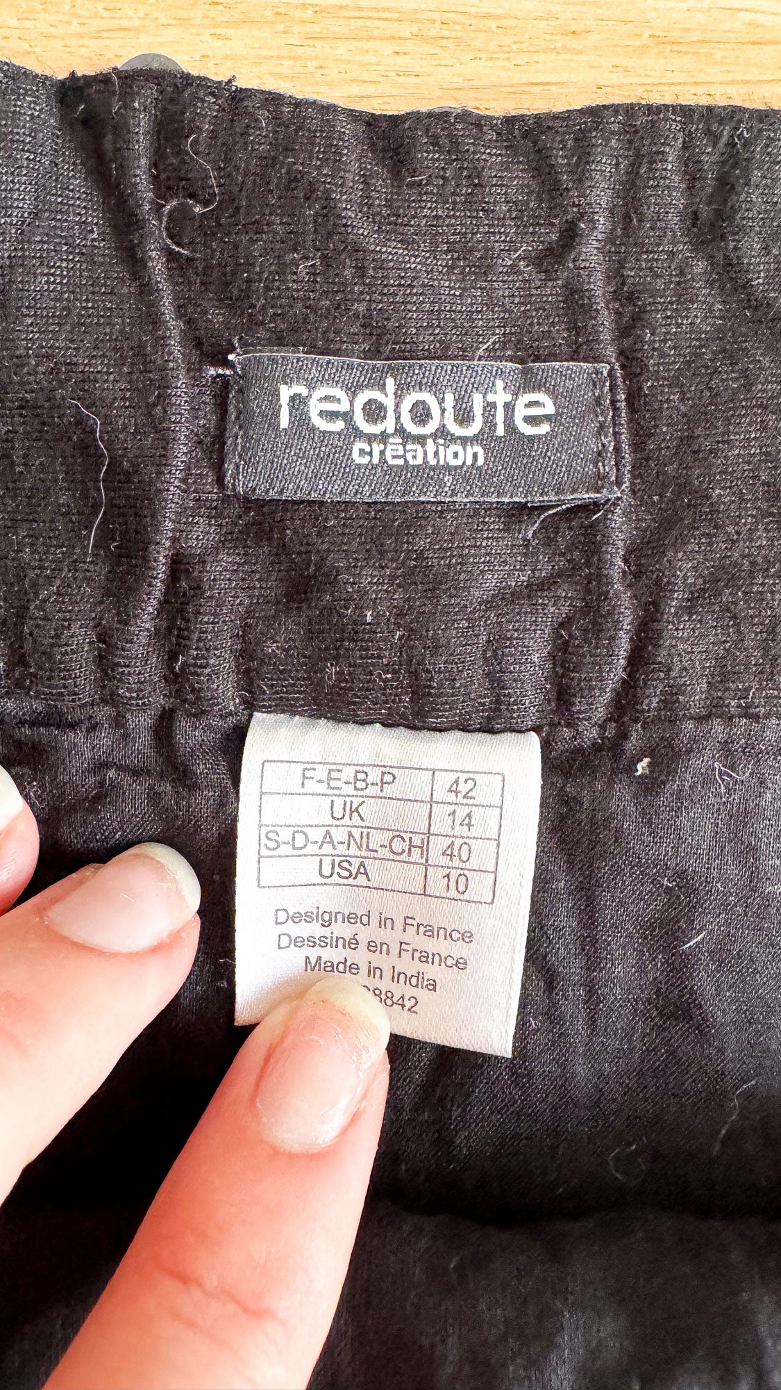 Jupe sequins zip côté mini 42 - La Redoute
