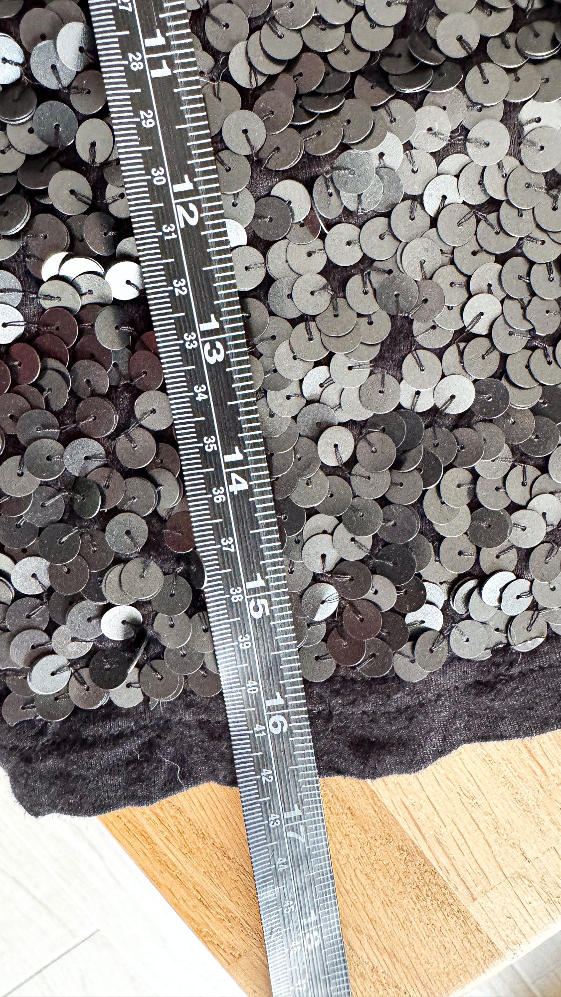 Jupe sequins zip côté mini 42 - La Redoute