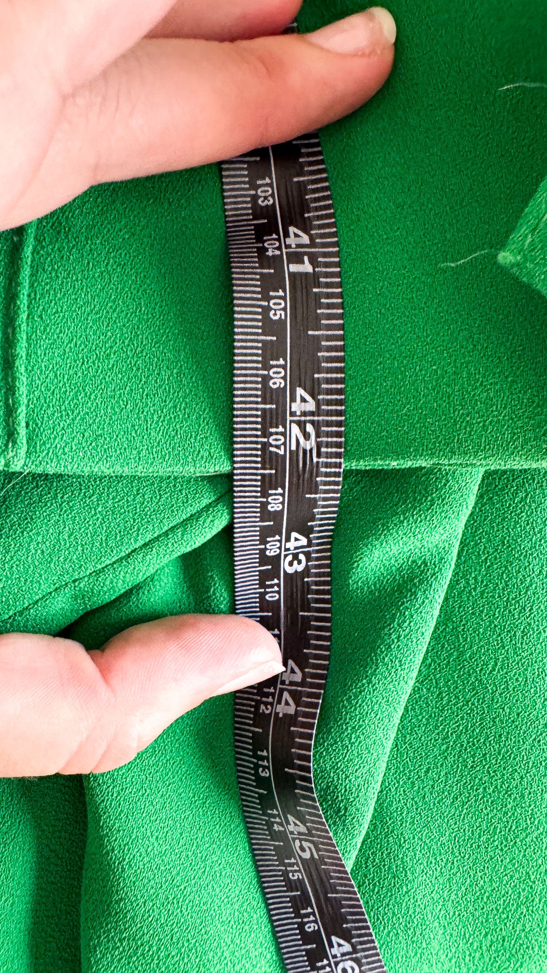 Pantalon vert taille haute plissé large 36 - Mango
