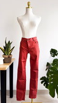 Jean skinny rouge brique W38 - Bonobo