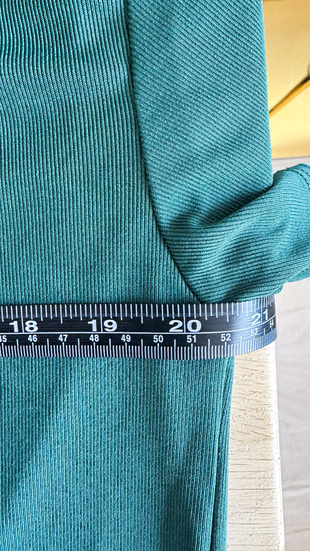 Robe polo longue vert émeraude M - Shein