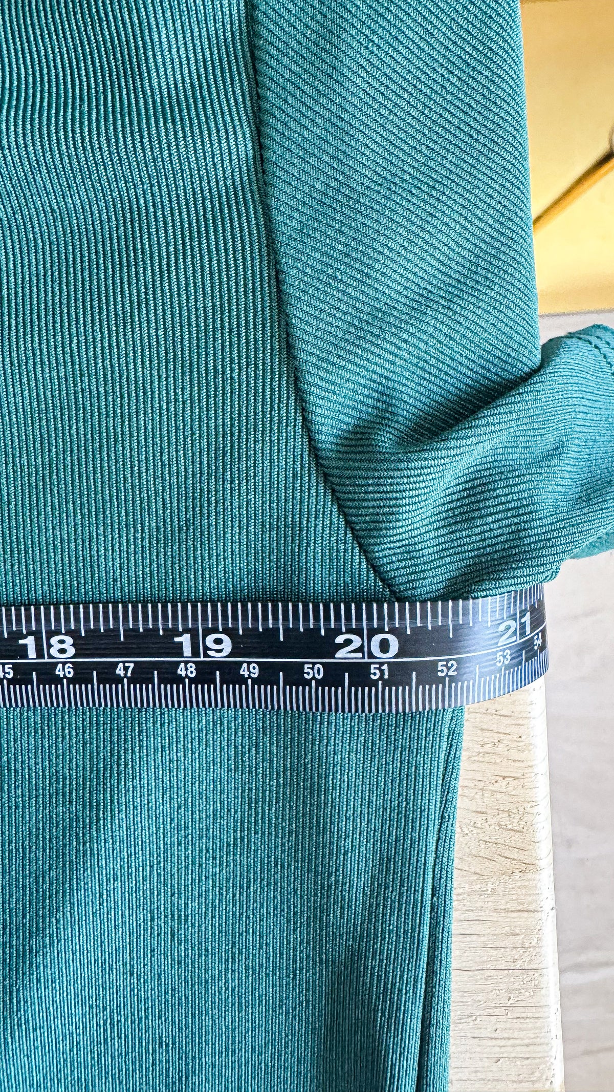 Robe polo longue vert émeraude M - Shein