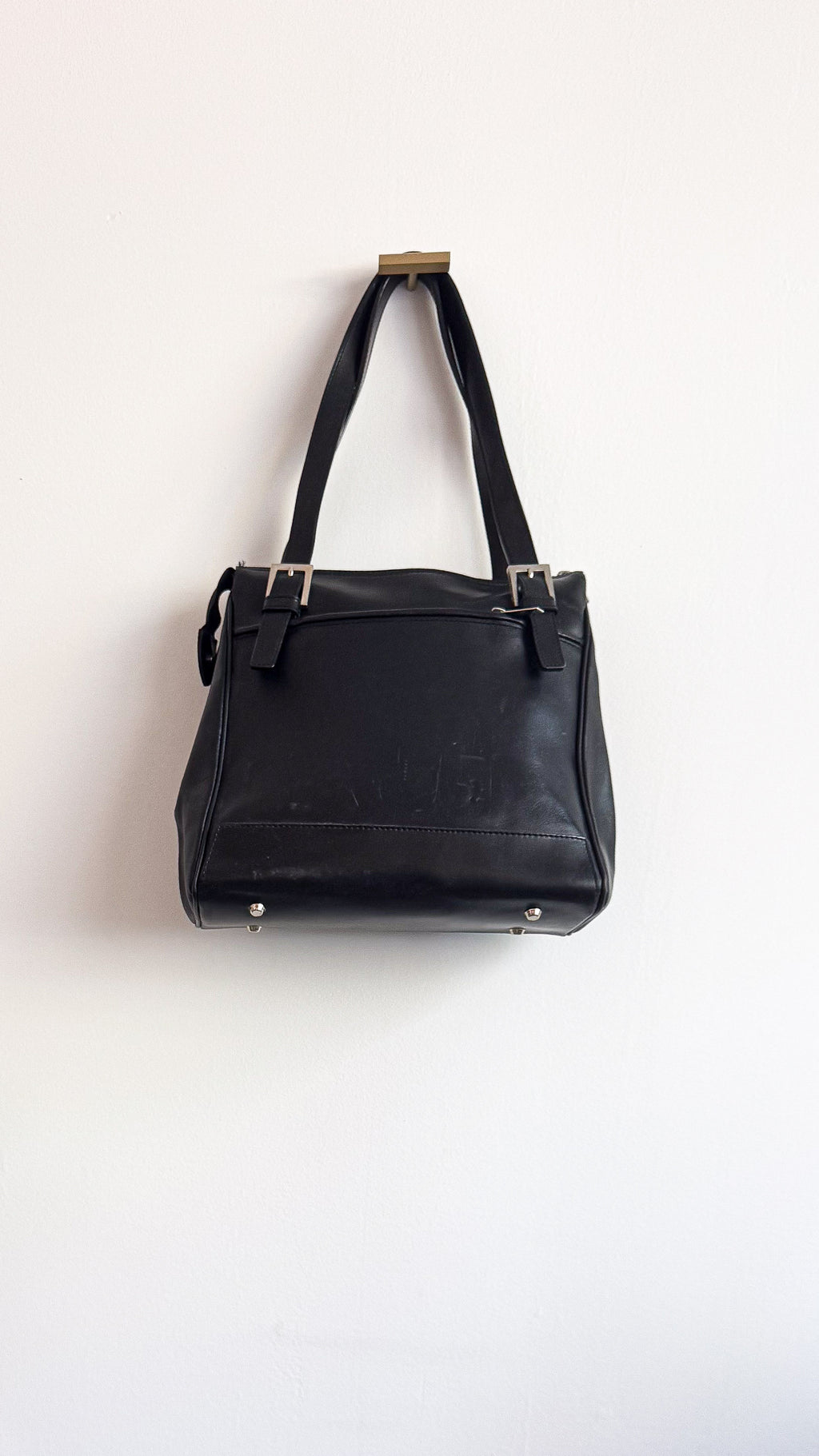 Sac à main Lancaster noir cuir Made in France