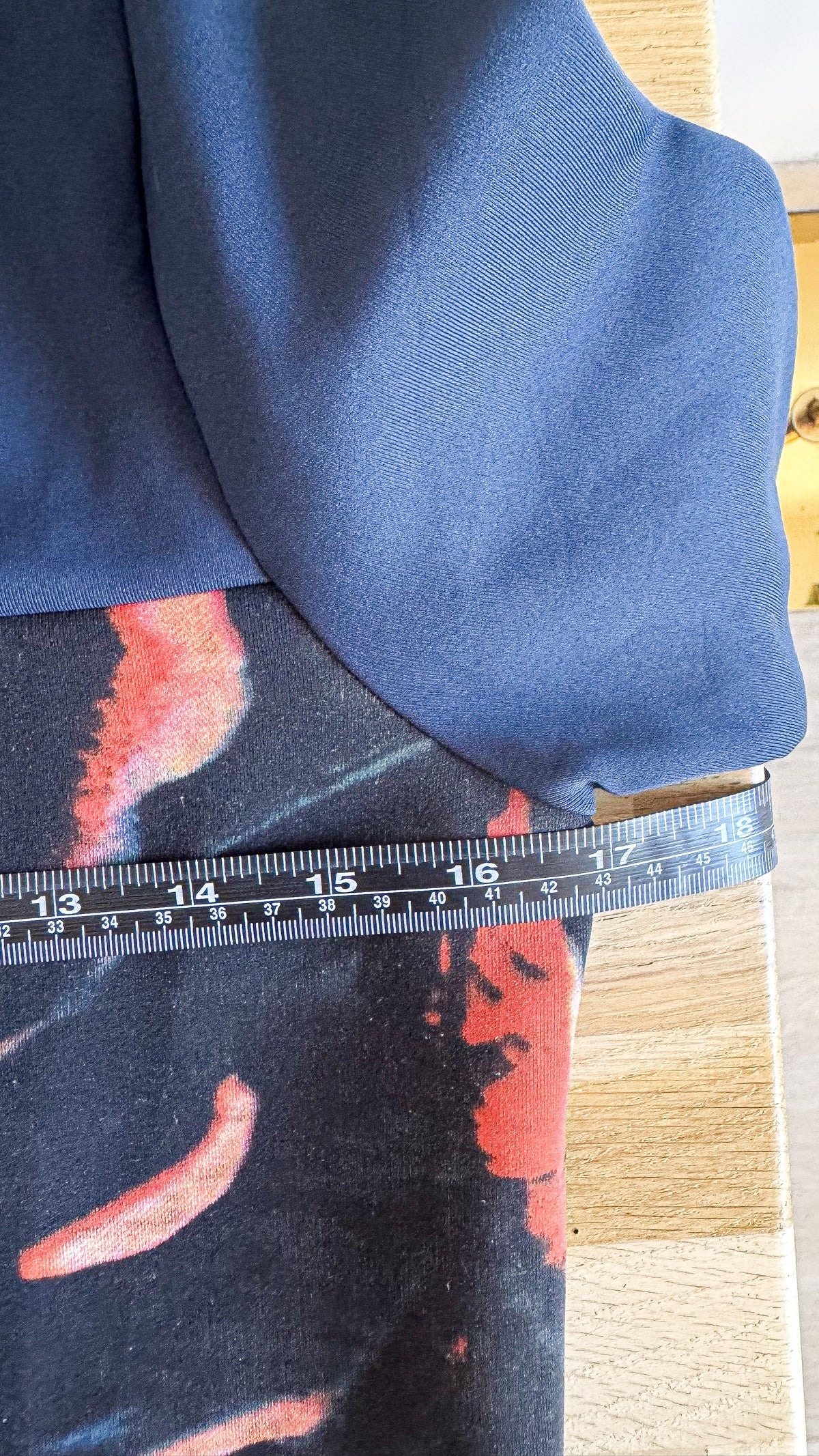 Robe Miss Captain imprimée arty bleu pétrole T36