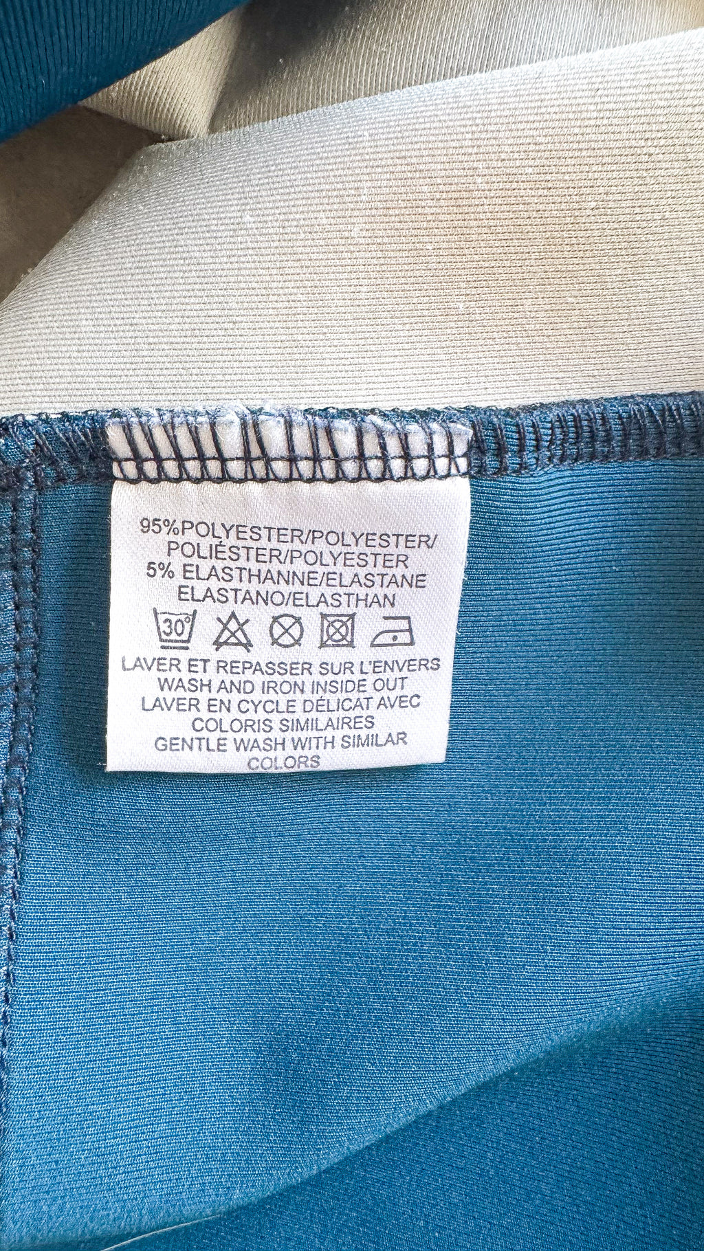 Robe Miss Captain imprimée arty bleu pétrole T36