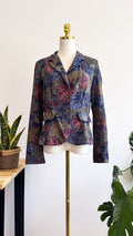 Blazer vintage fleuri Pako Litto made in Italy taille M