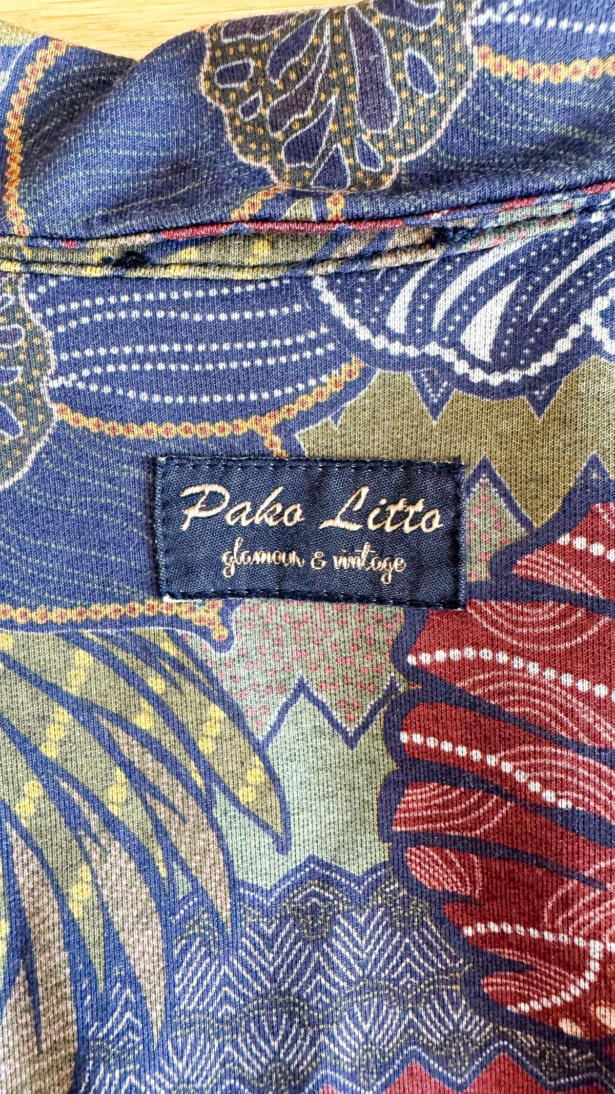 Blazer vintage fleuri Pako Litto made in Italy taille M
