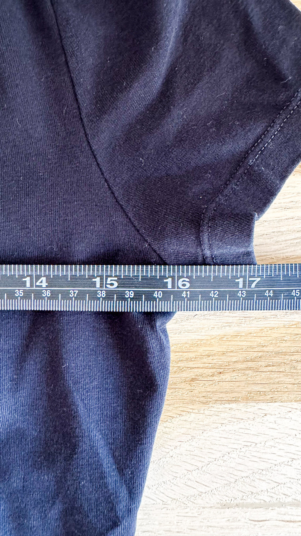 Polo noir Poivre Blanc femme manches courtes taille XS