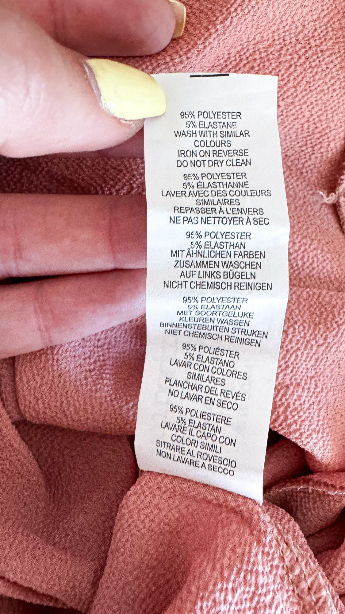 Blouse rose poudré Boohoo manches 3/4 fluide taille 38