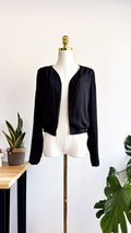 Veste légère ouverte Cache Cache noire femme taille S mi-saison