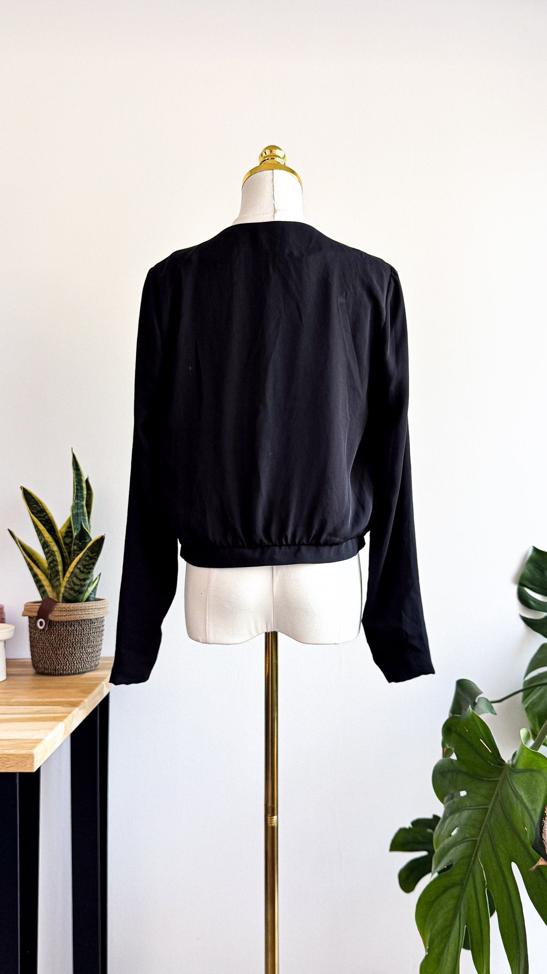 Veste légère ouverte Cache Cache noire femme taille S mi-saison