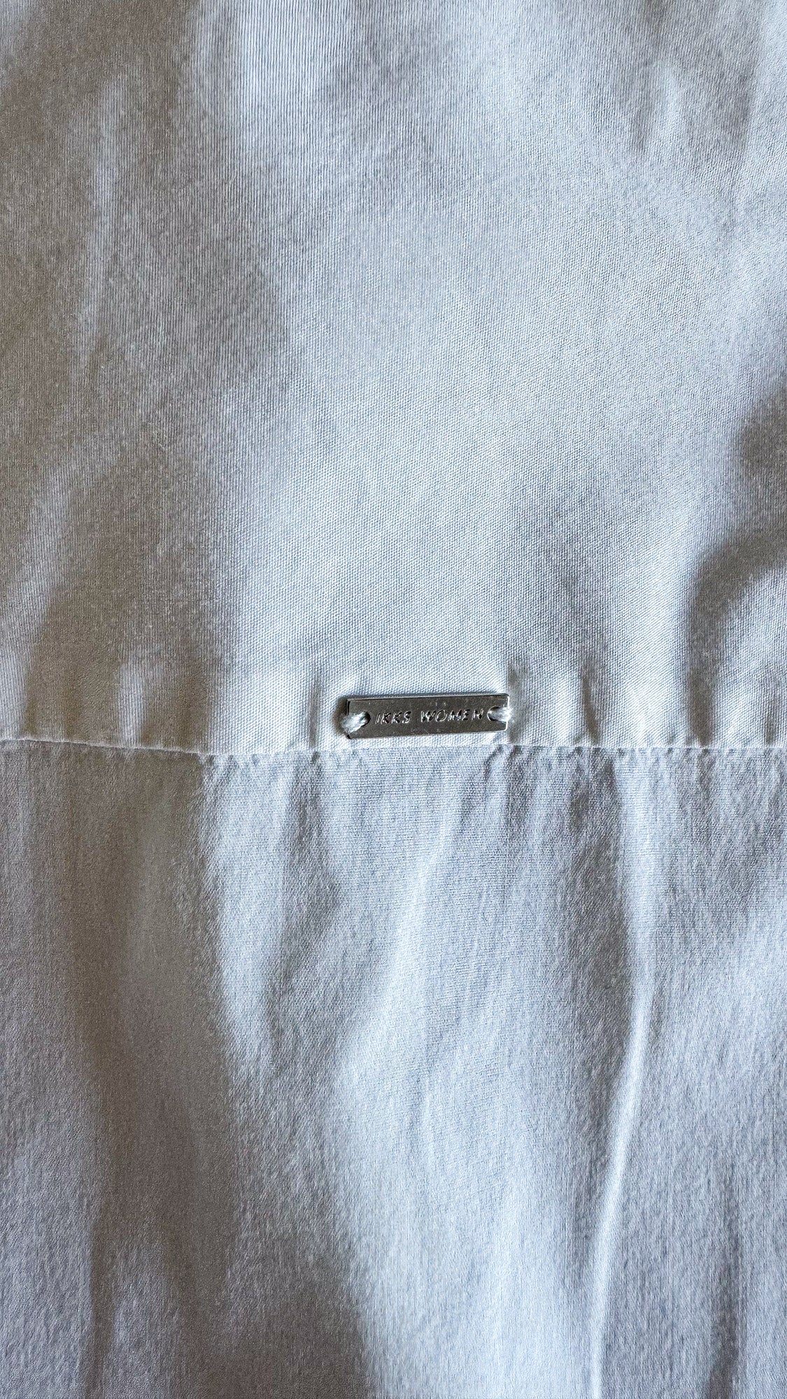 Chemise blanche IKKS Women femme coton taille 40 détails œillets