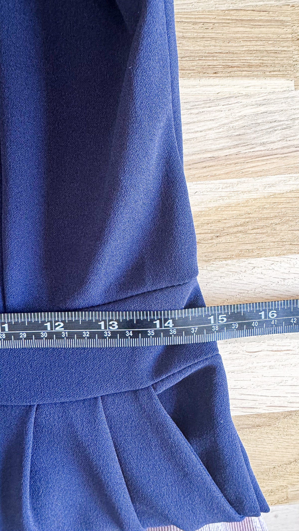 Combinaison bleu marine dentelle col V 38 - Léa.R