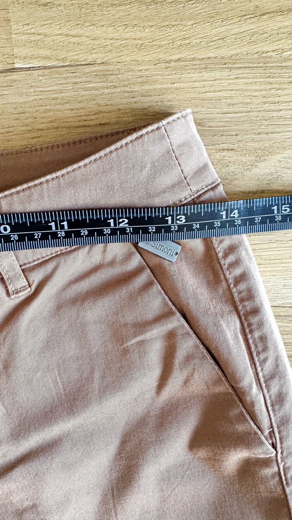 Chino marron coupe droite 36 - Carla Simoni