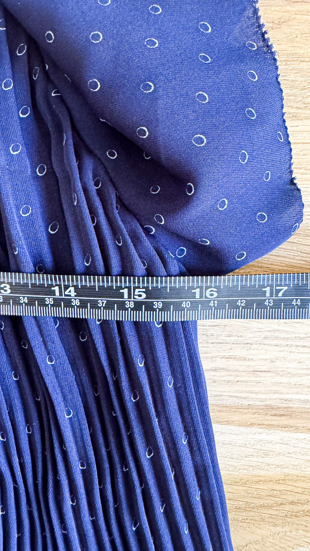 Comptoir des Cotonniers navy pleated blouse size 36
