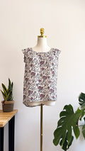 Blouse fleurie Comptoir des Cotonniers écrue imprimée taille 38