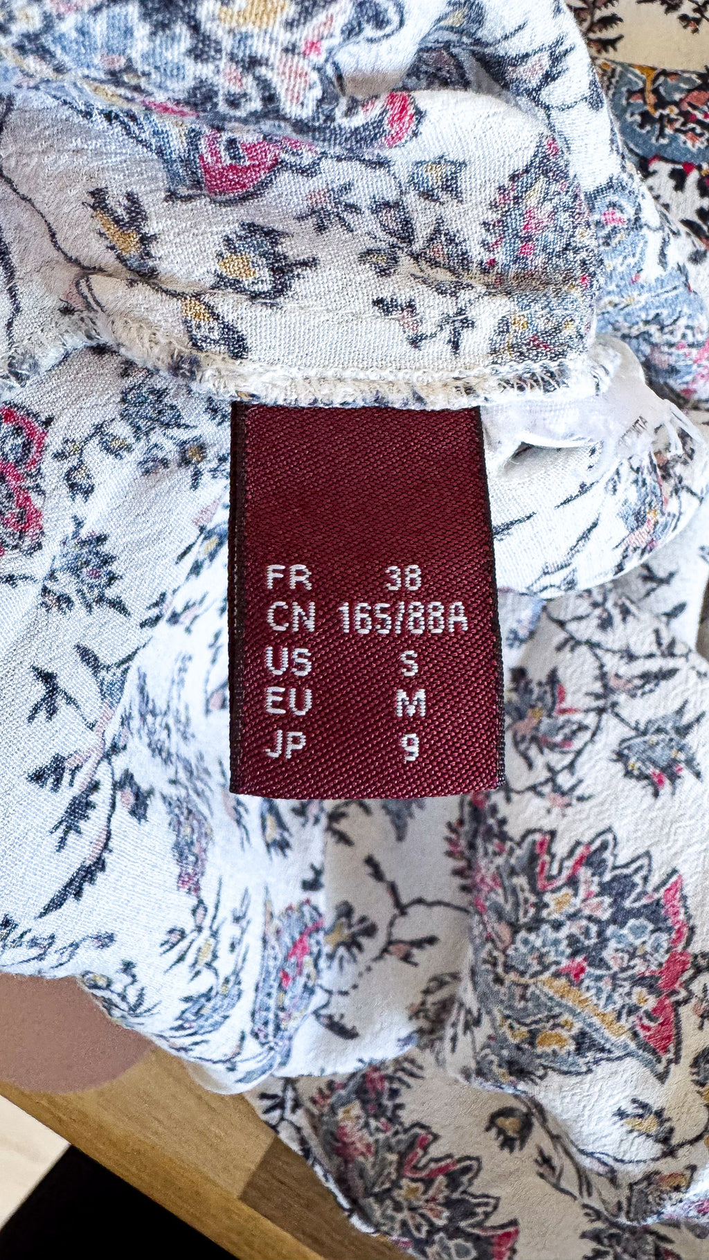 Blouse fleurie Comptoir des Cotonniers écrue imprimée taille 38