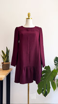 Robe hiver Comptoir des Cotonniers bordeaux prune taille 36 très bon état