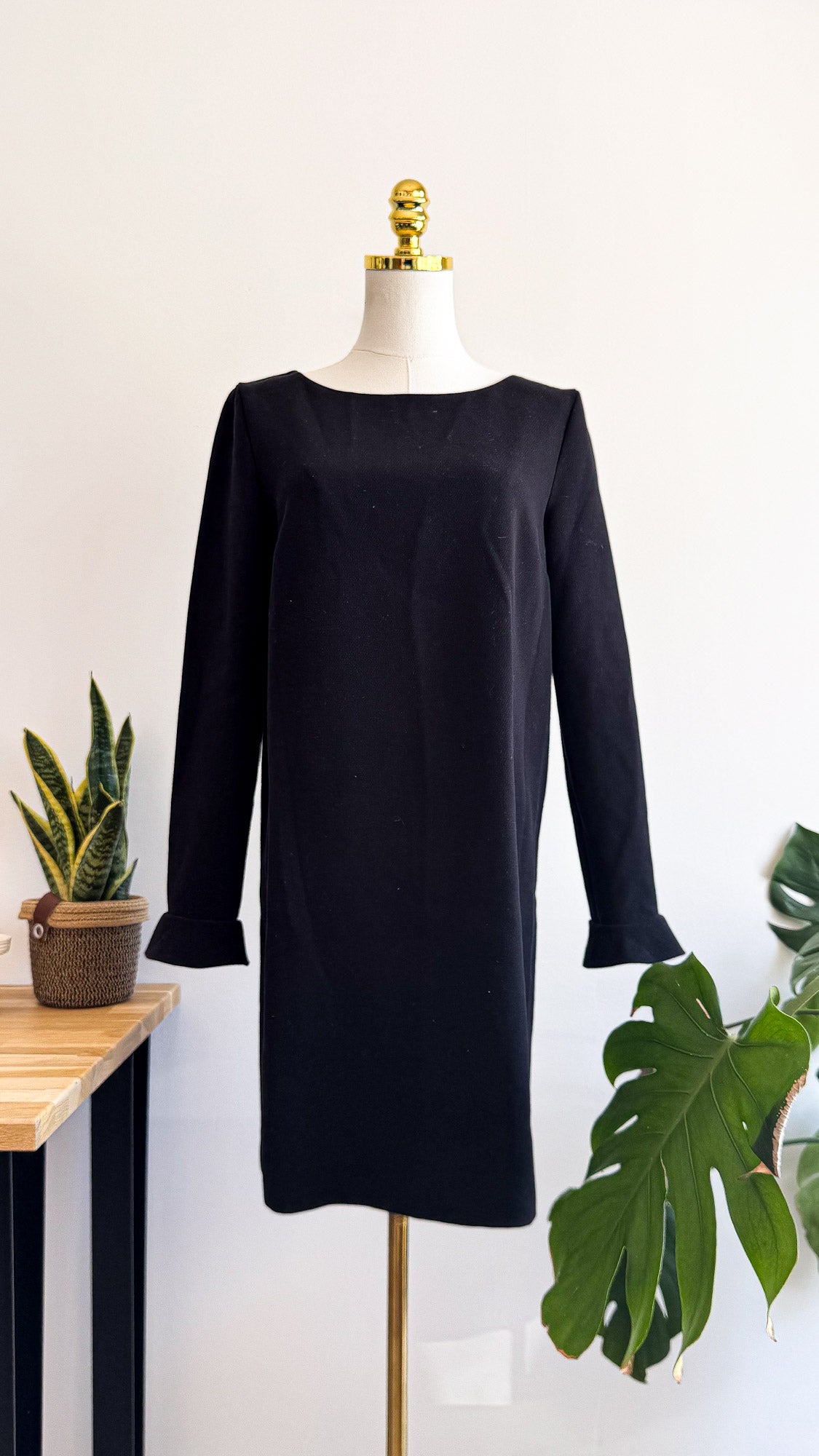 Robe noire Ba&sh taille 1 dos ouvert manches longues très bon état