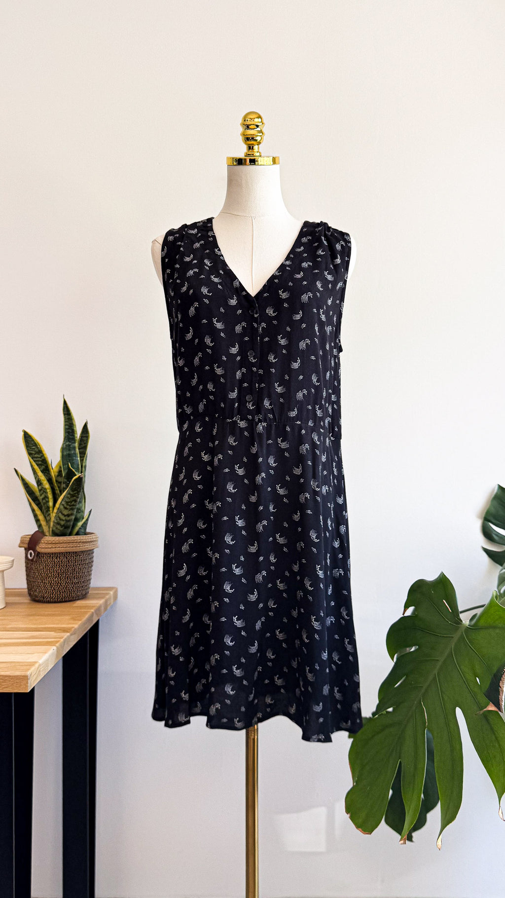 Robe motif vagues viscose 38 - & Other Stories