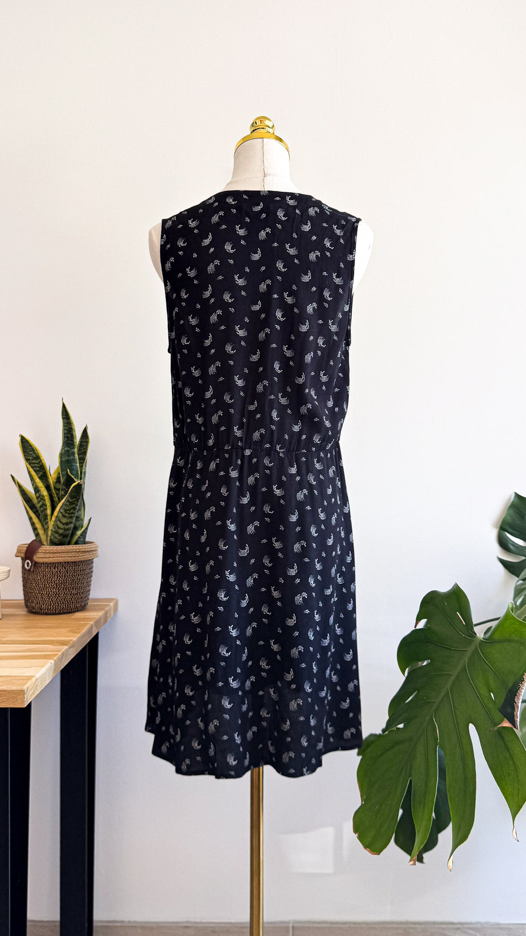 Robe motif vagues viscose 38 - & Other Stories