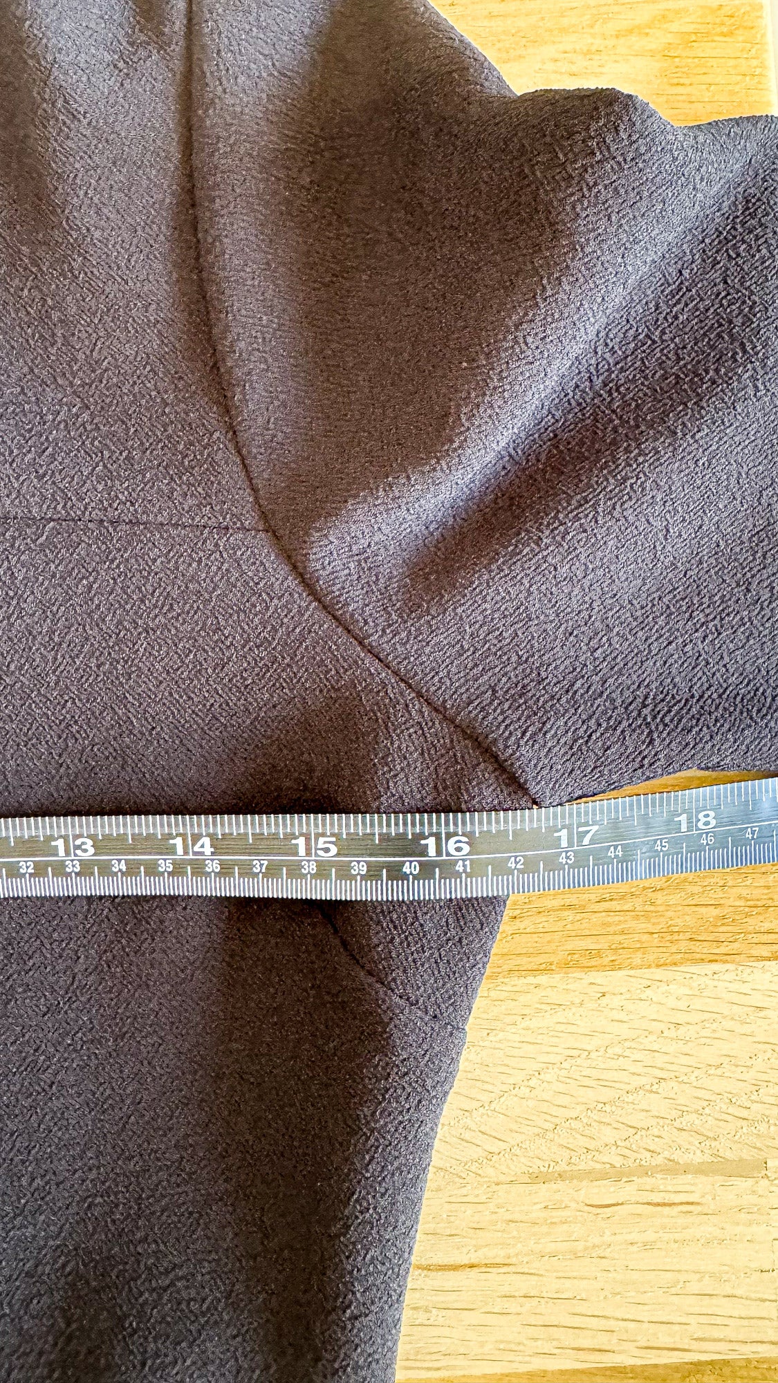 Robe Sandro noire col chemise bleu rayé taille 36 très bon état