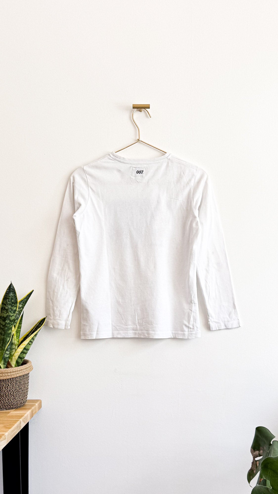 T-shirt ML blanc "Diamonds Are Forever" 10 ans - Hero Seven