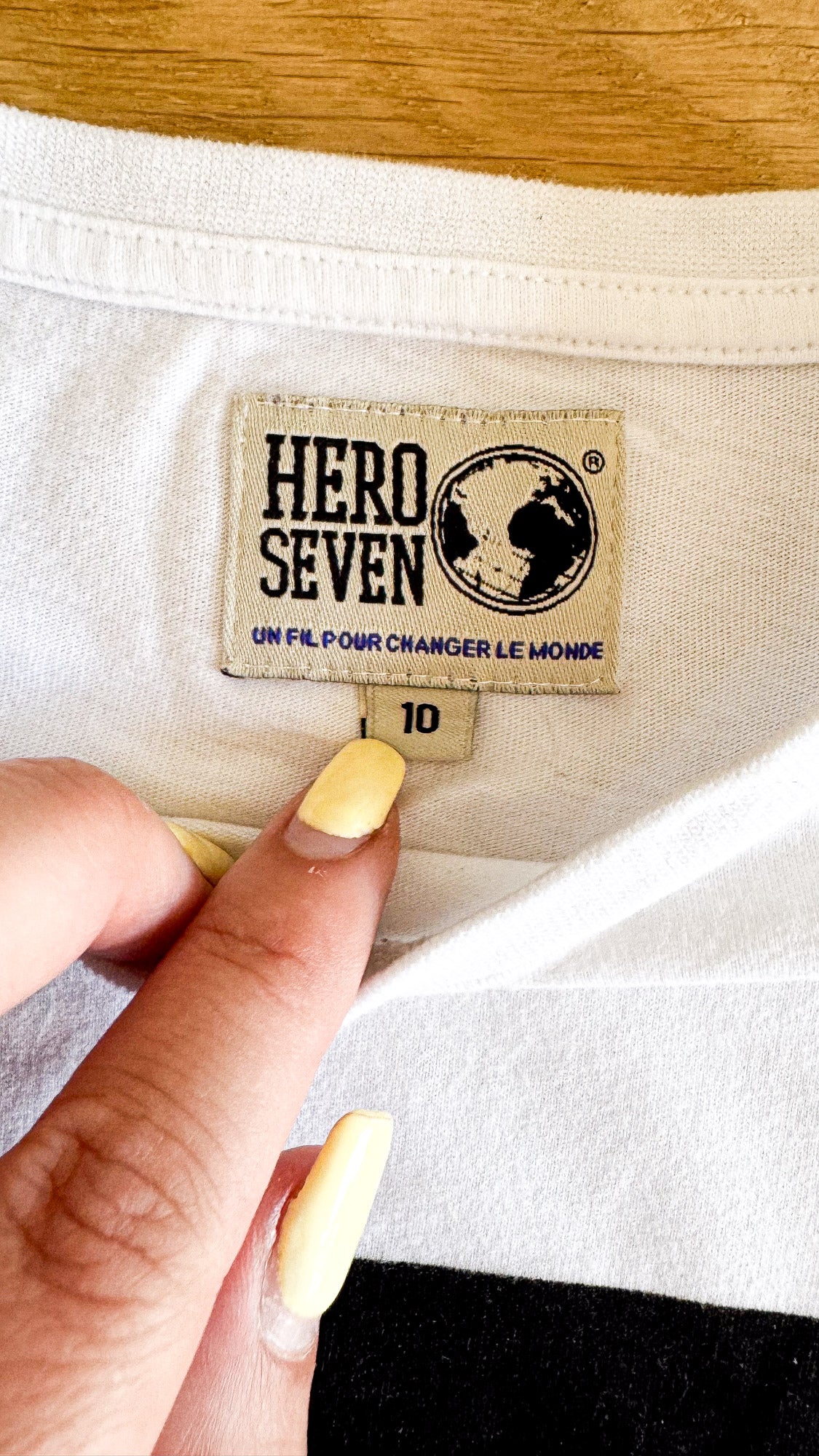 T-shirt ML blanc "Diamonds Are Forever" 10 ans - Hero Seven