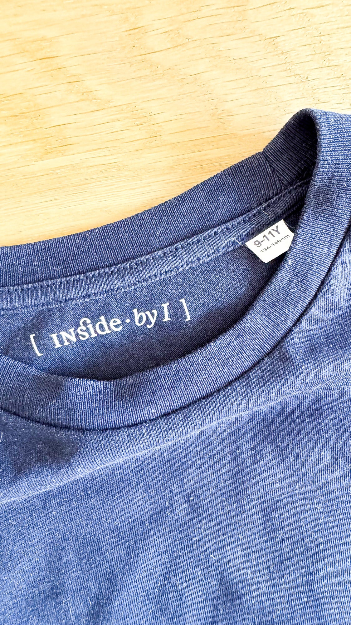 T-shirt bleu marine "Force Intérieure" 9/11 ans - Inside By I