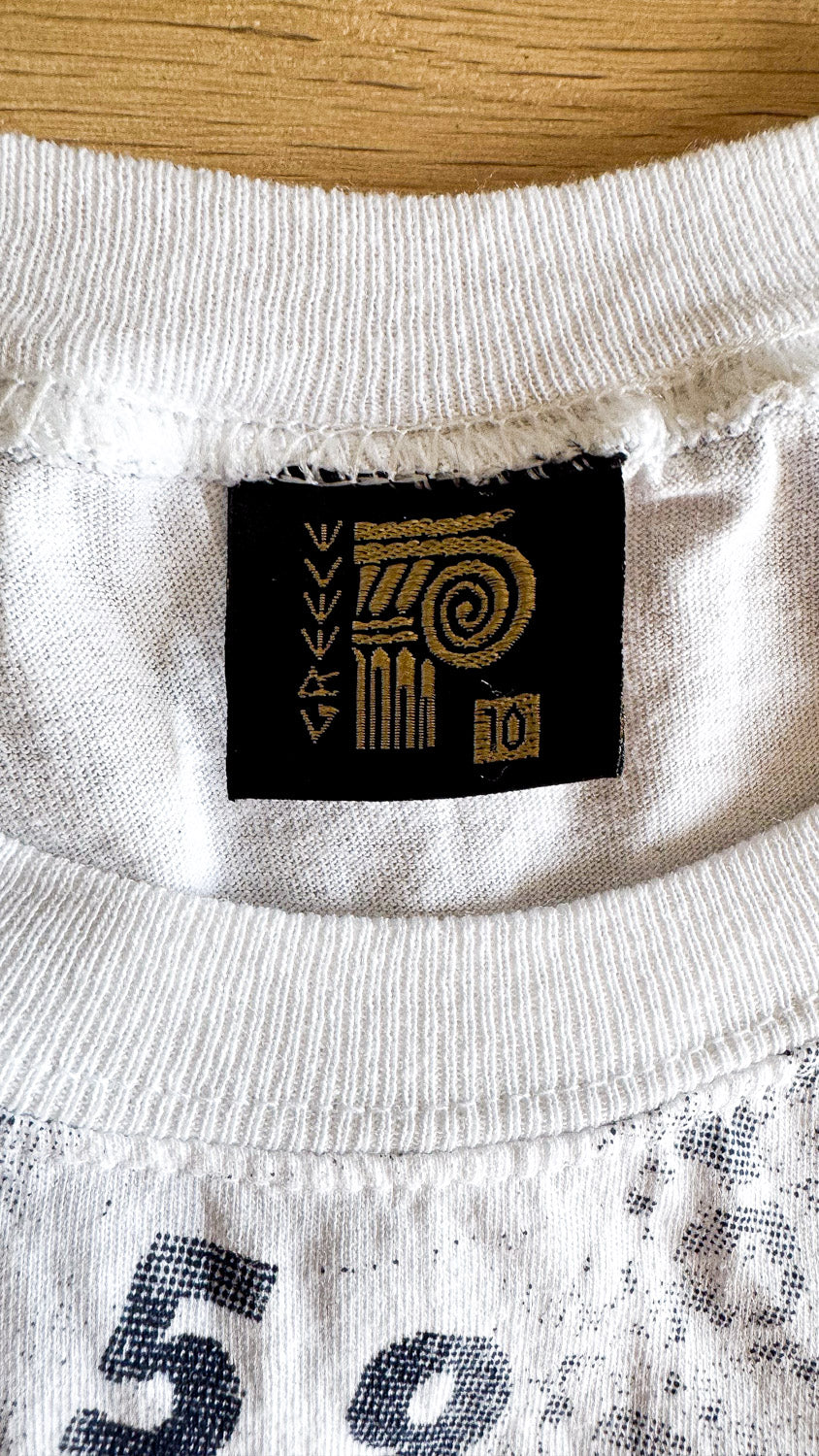 T-shirt blanc imprimé Pi mathématiques 10 ans