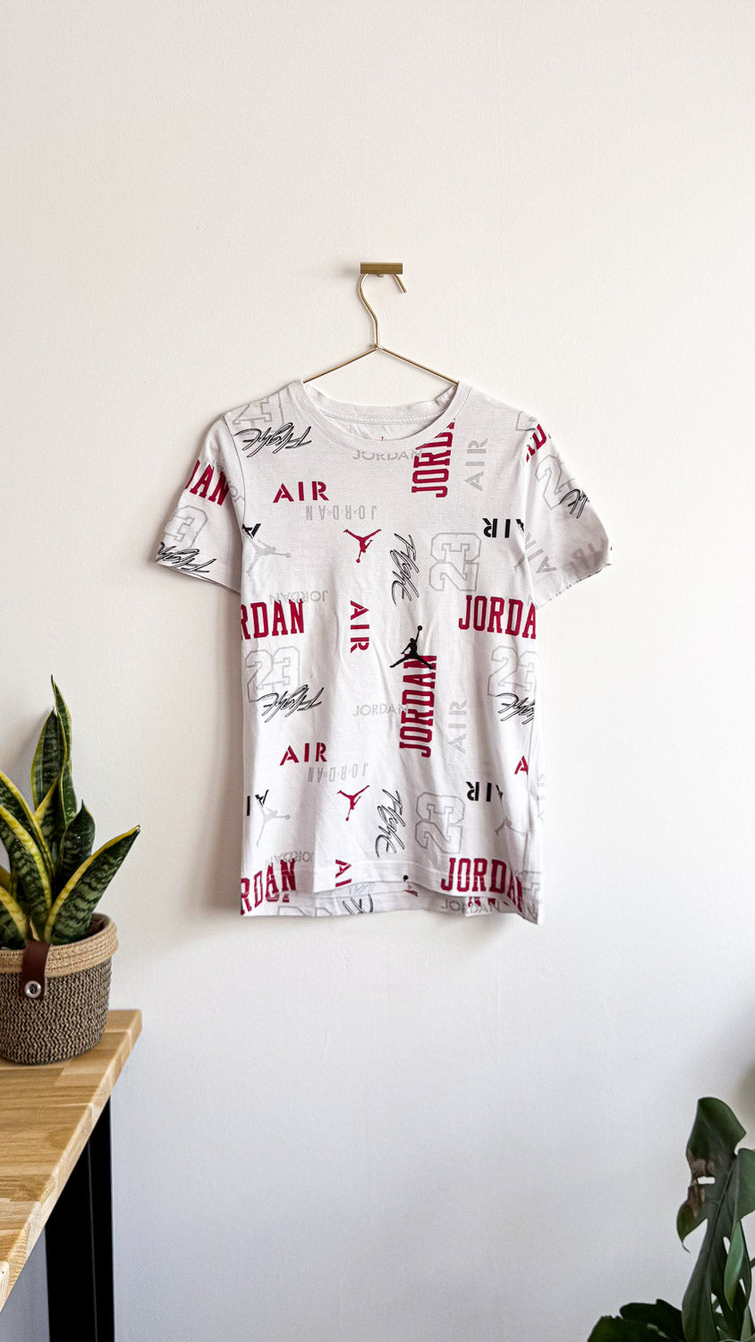T-shirt blanc imprimé all-over Jordan 10/12 ans - Jordan