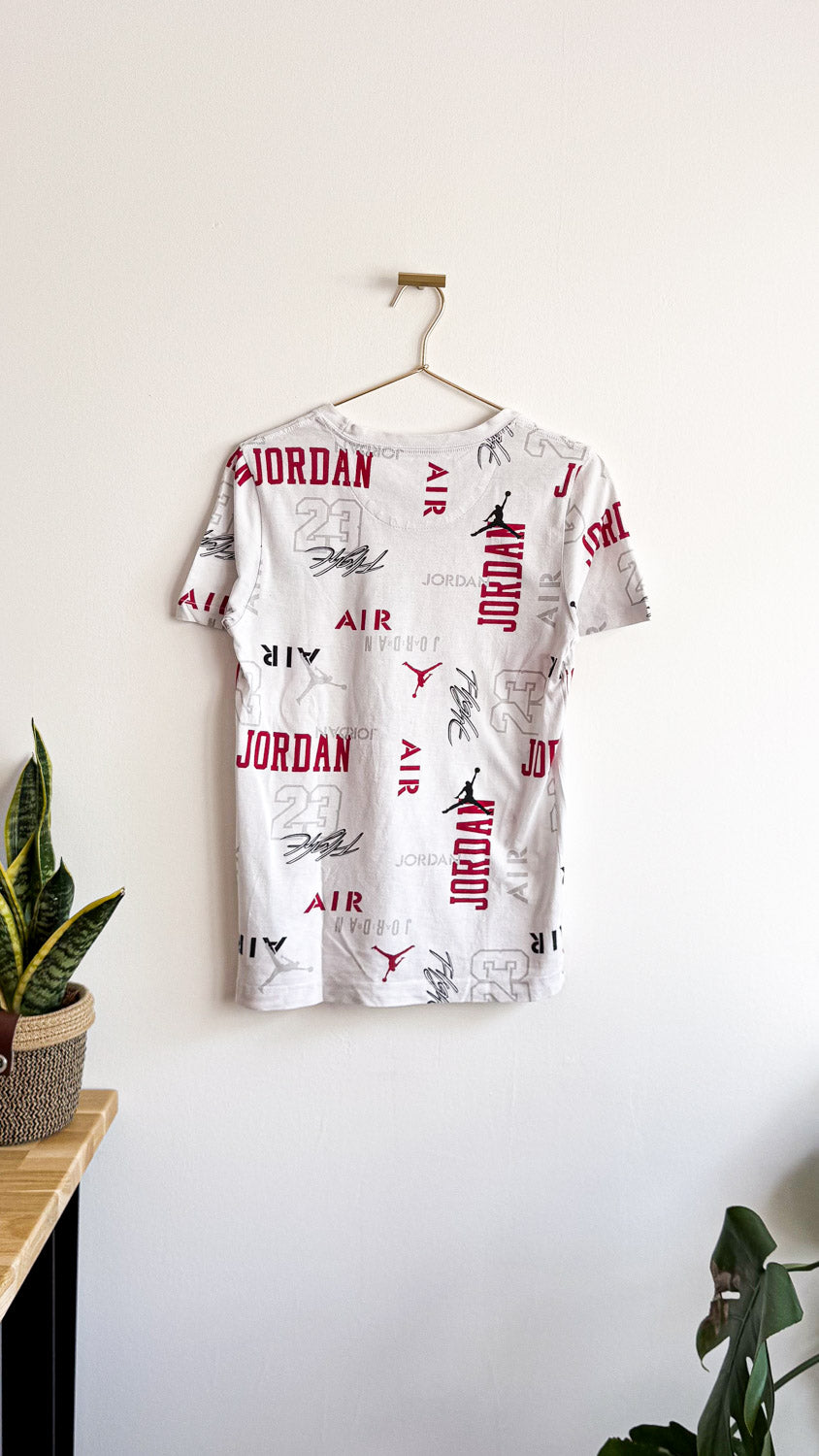 T-shirt blanc imprimé all-over Jordan 10/12 ans - Jordan