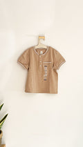 Polo beige neuf étiquette poche 36 mois - Orchestra