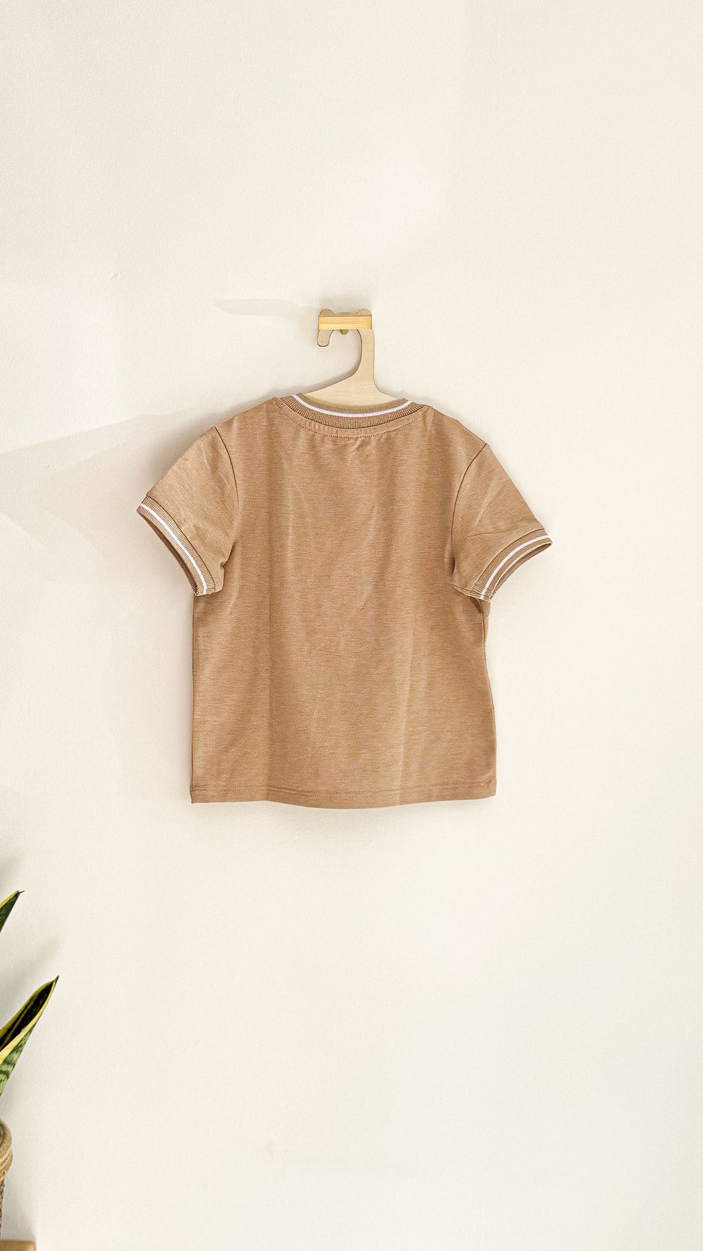 Polo beige neuf étiquette poche 36 mois - Orchestra