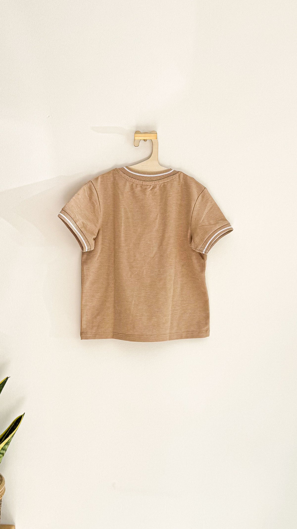 Polo beige neuf étiquette poche 36 mois - Orchestra