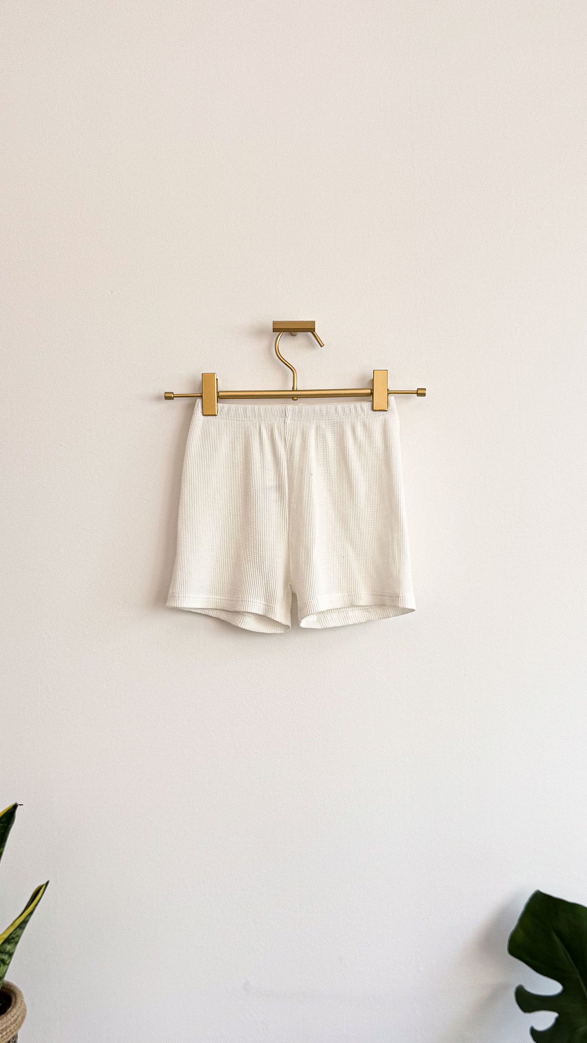 Short côtelé crème taille élastique 12-18 mois - Zara