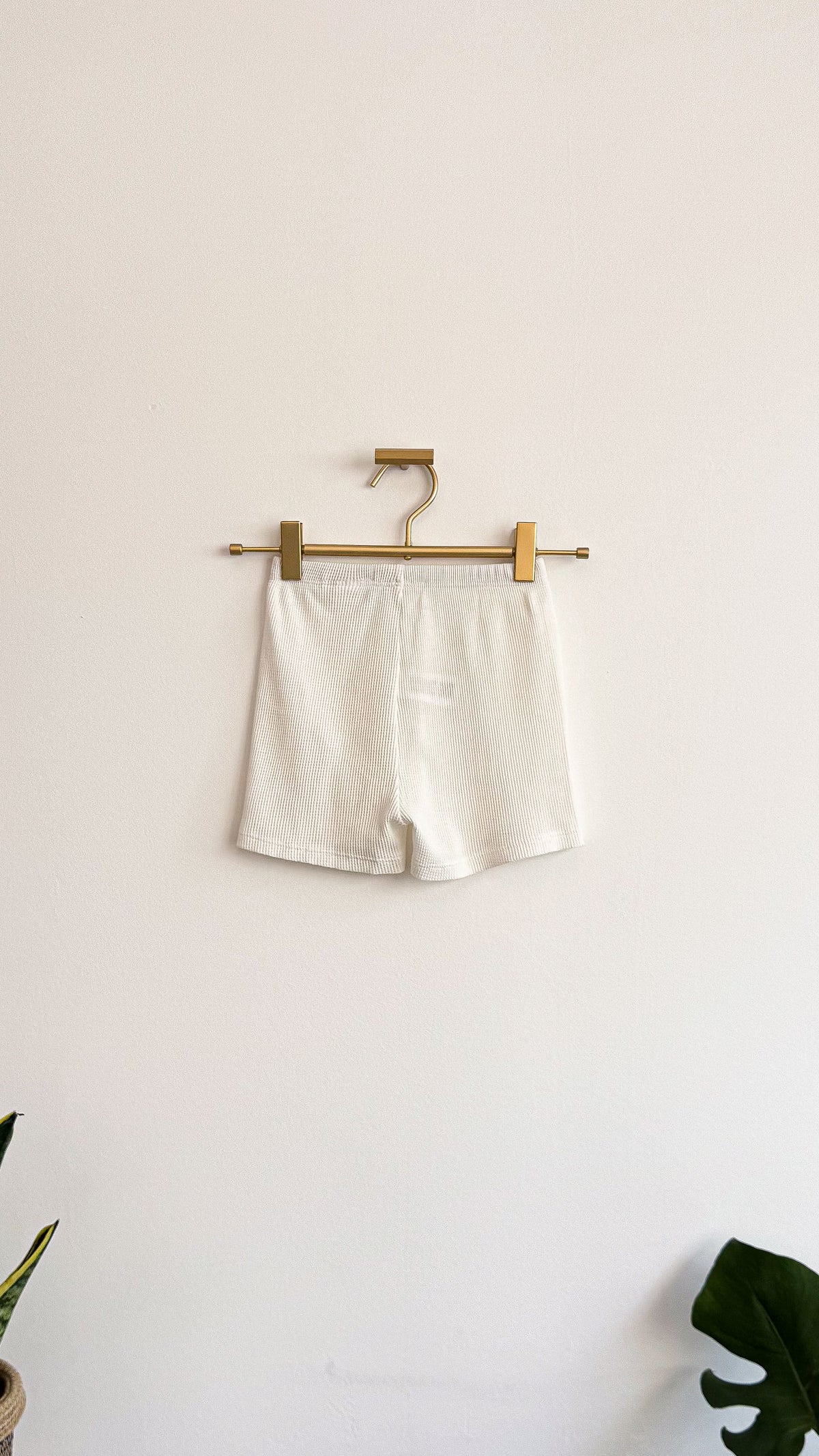 Short côtelé crème taille élastique 12-18 mois - Zara