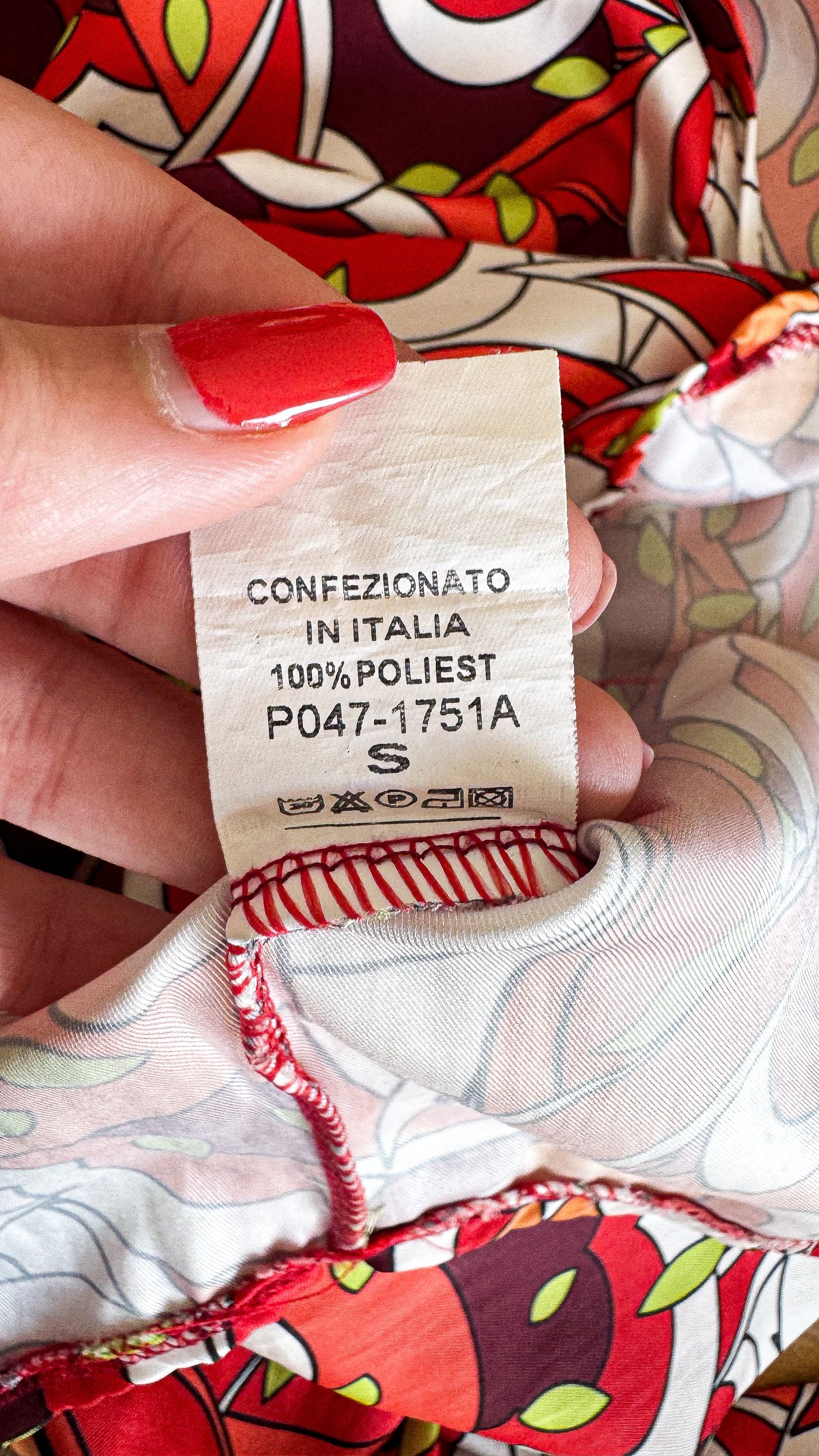 Chemise fluide imprimé rétro multicolore Cloothes taille S