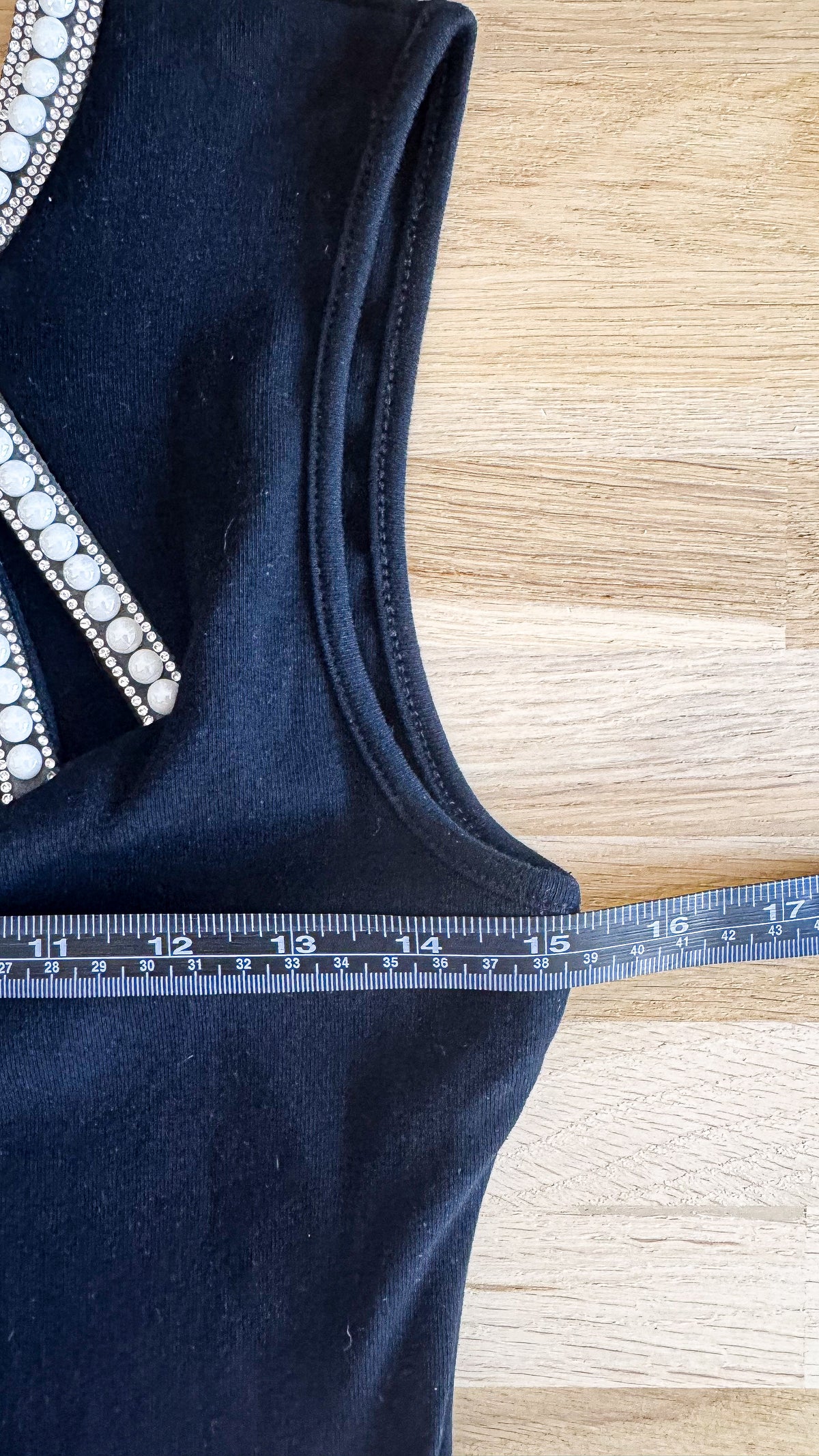 Robe moulante col perles strass S/M - Only Fashion