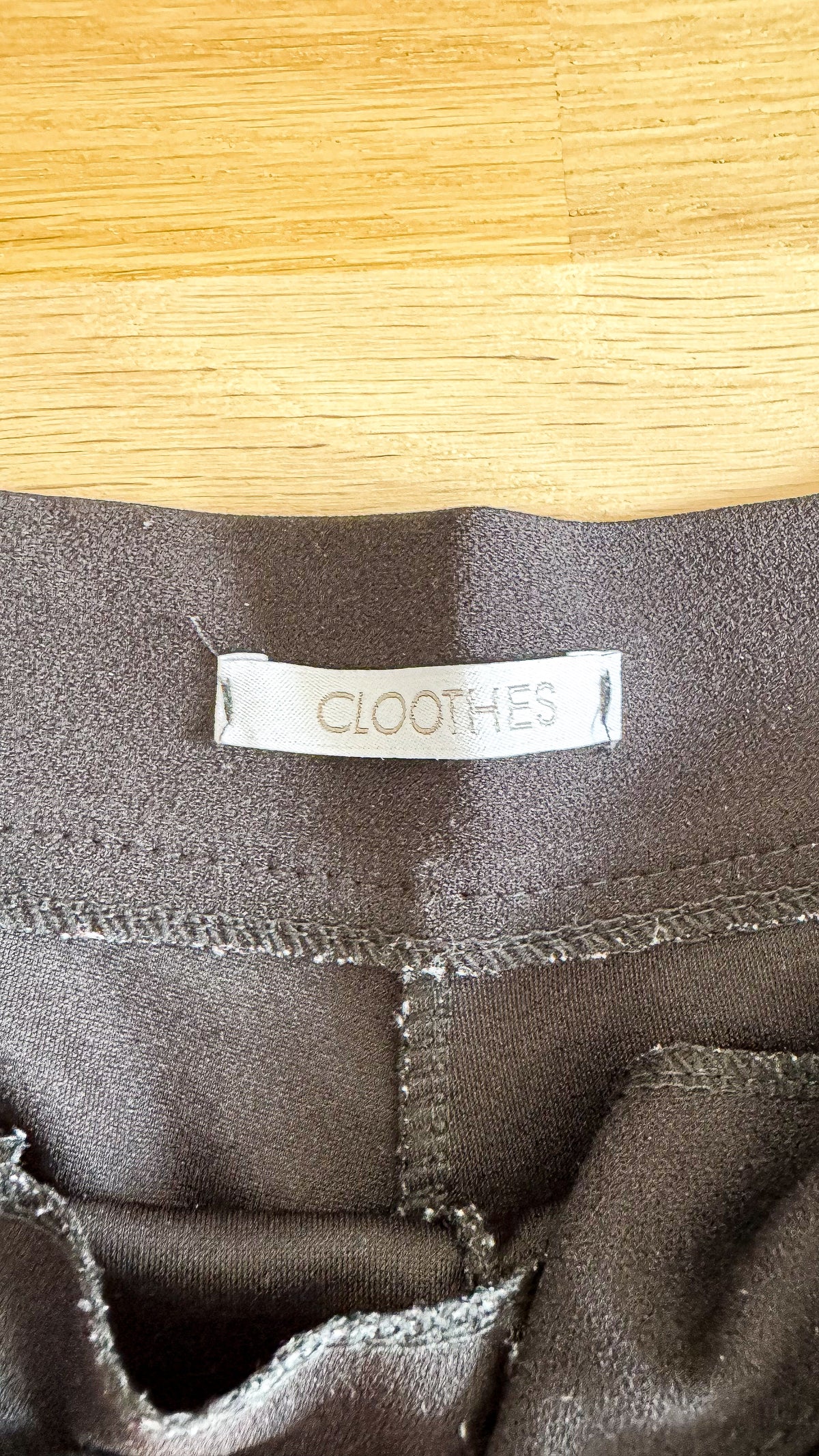 Short noir taillé tailleur poches zip XS - Cloothes