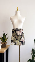 Short jupe imprimé tropical ceinture XS/S