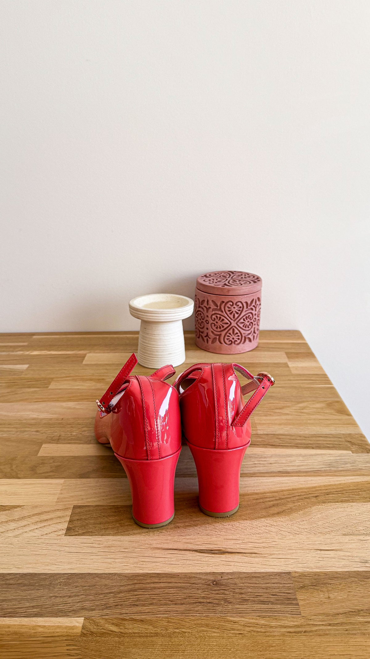 Escarpins rose corail Mary Jane 40 - Repetto