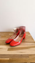 Escarpins orange vif Mary Jane 40 - Repetto