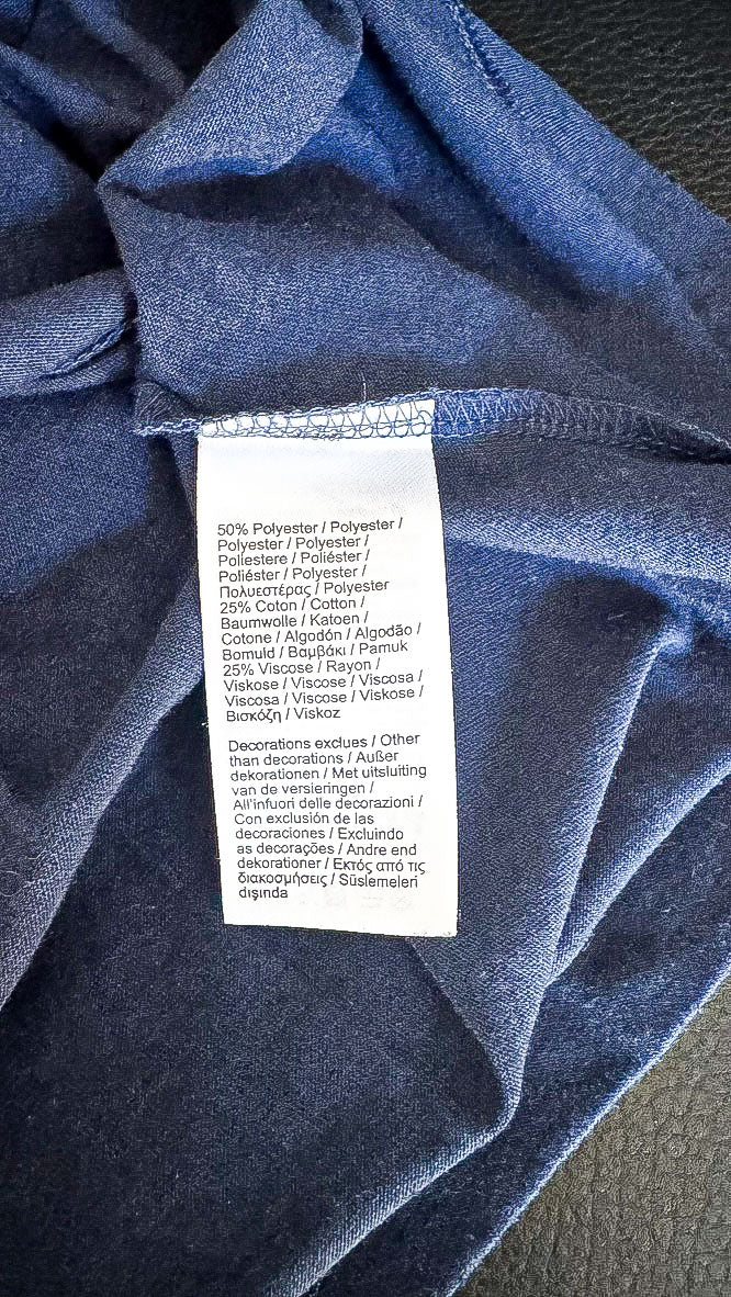 T-shirt Lacoste Sport bleu manches courtes logo crocodile taille 38