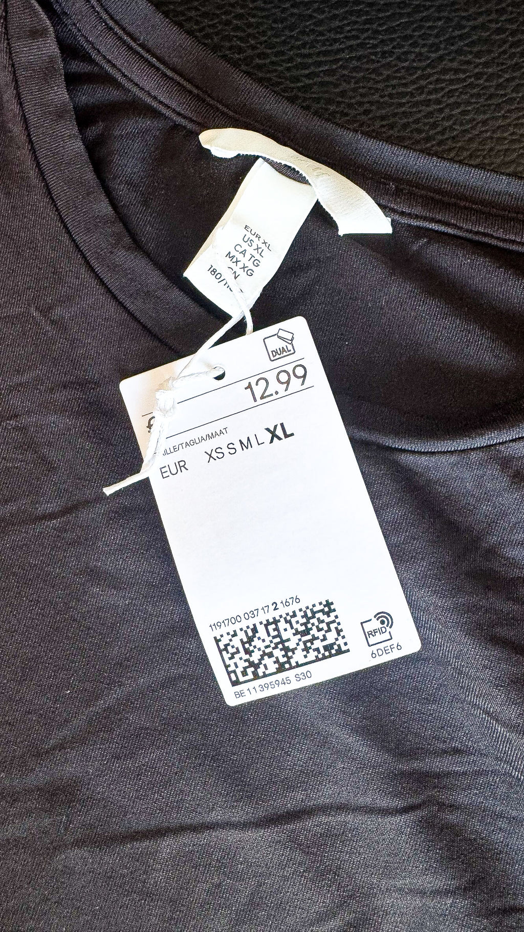 Haut H&M marron chocolat basique chic manches longues neuf taille XL