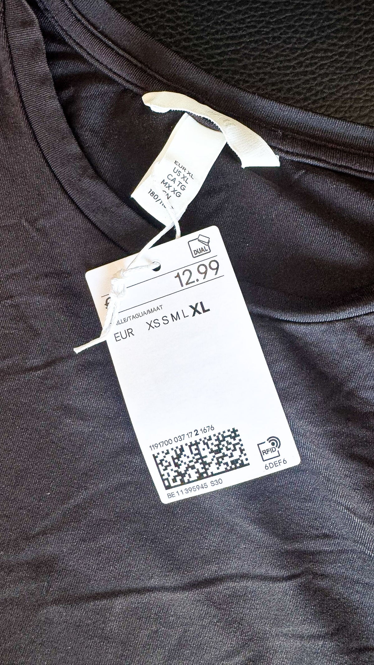 Haut H&M marron chocolat basique chic manches longues neuf taille XL