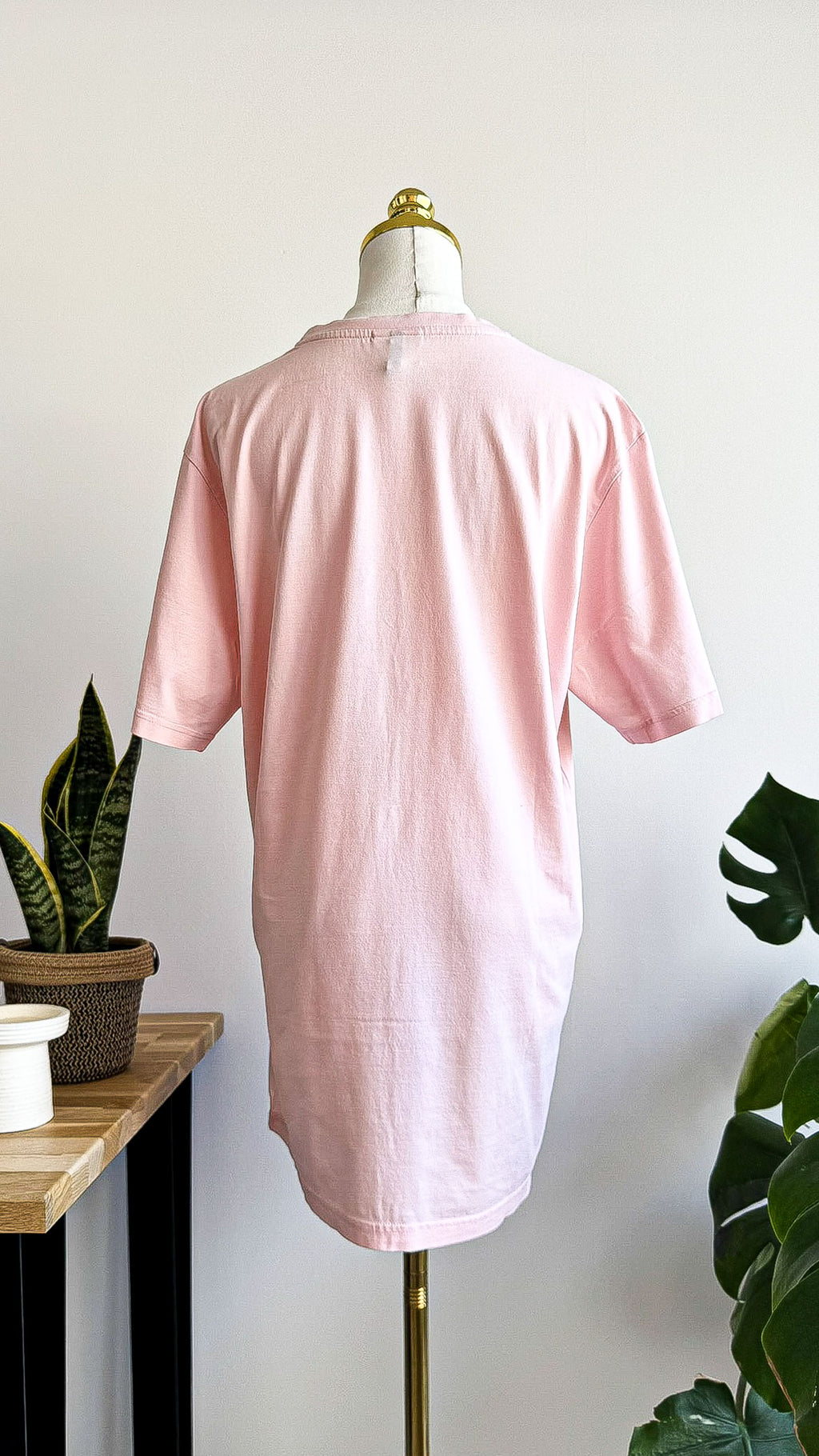 T-shirt Ellesse rose logo oversize coton taille M